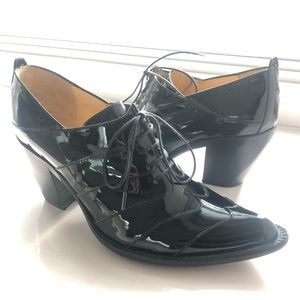 FreeLance Paris Patent Leather Chunky Heels 39.5